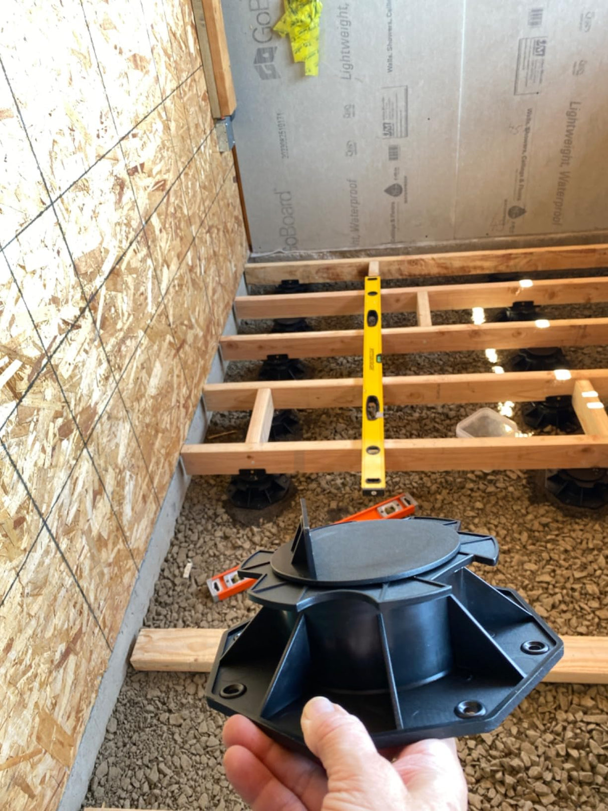 12 Pack Adjustable Deck Support Pedestals – Deck Foundation Bases
