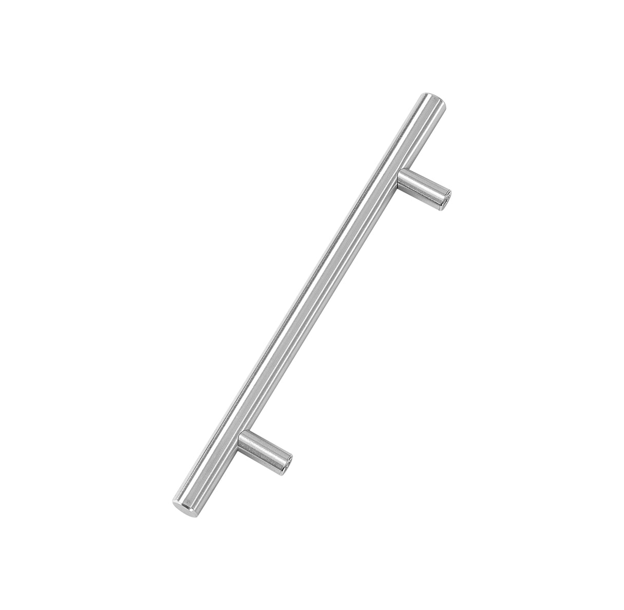 Single Wall Bed in White Gloss – Space Saving Murphy Bed Kit with Silver Door Handle