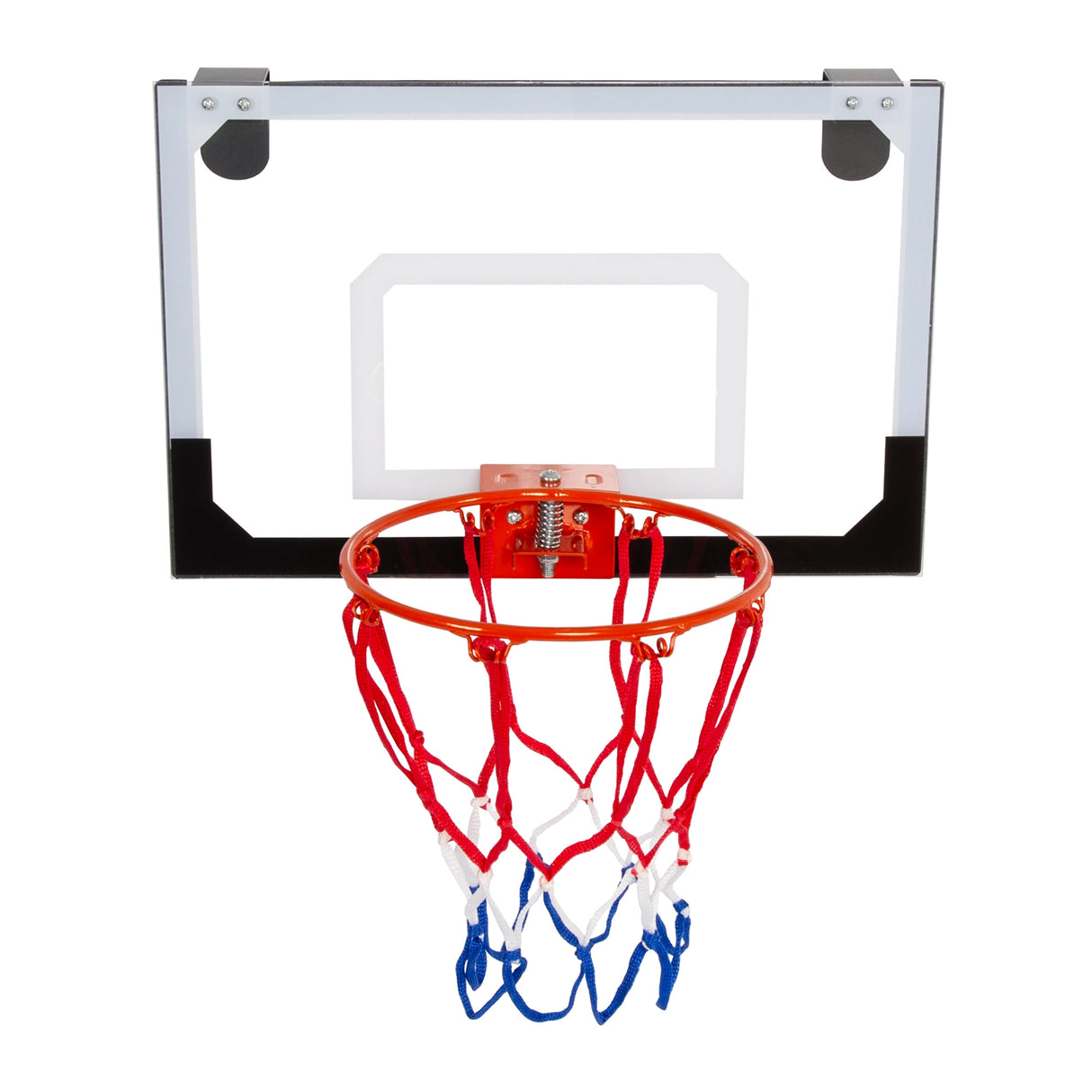 Indoor Mini Basketball Hoop Set – Door Mounted Backboard Kit with Ring & Ball