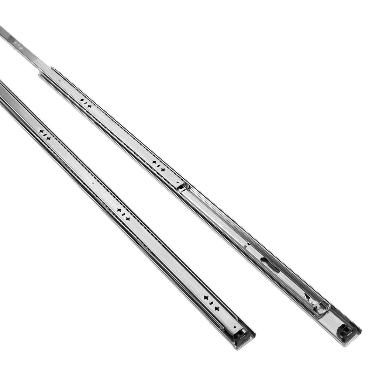 100cm Drawer Runners Pair – Heavy Duty 100kg Locking Slide Rails