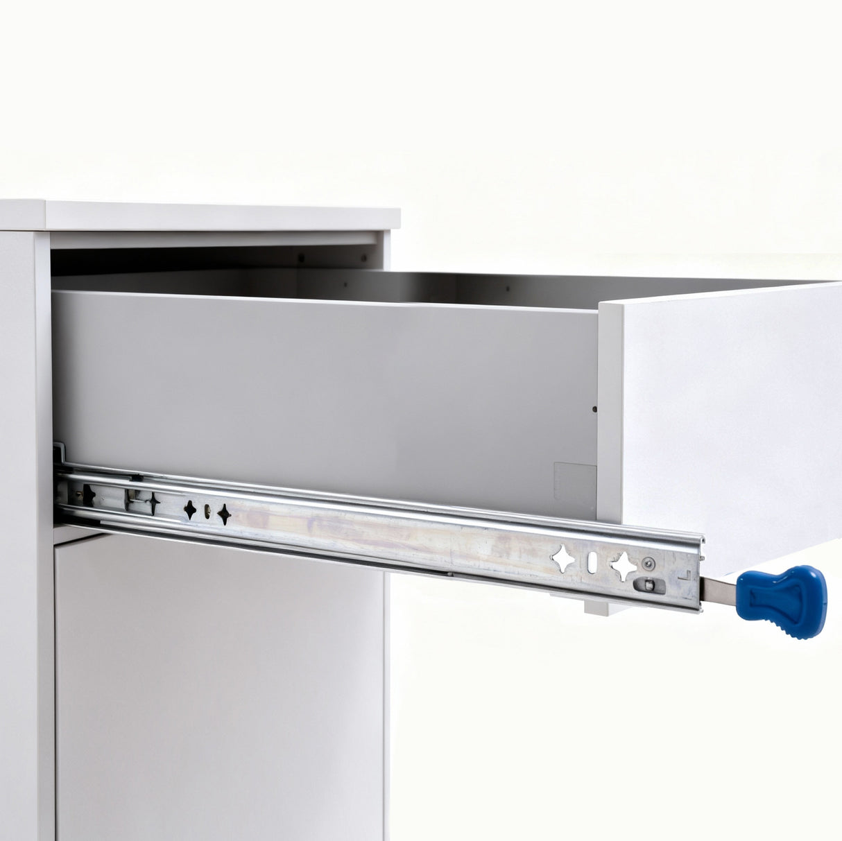 80cm Drawer Runners Pair – Heavy Duty 100kg Locking Slide Rails