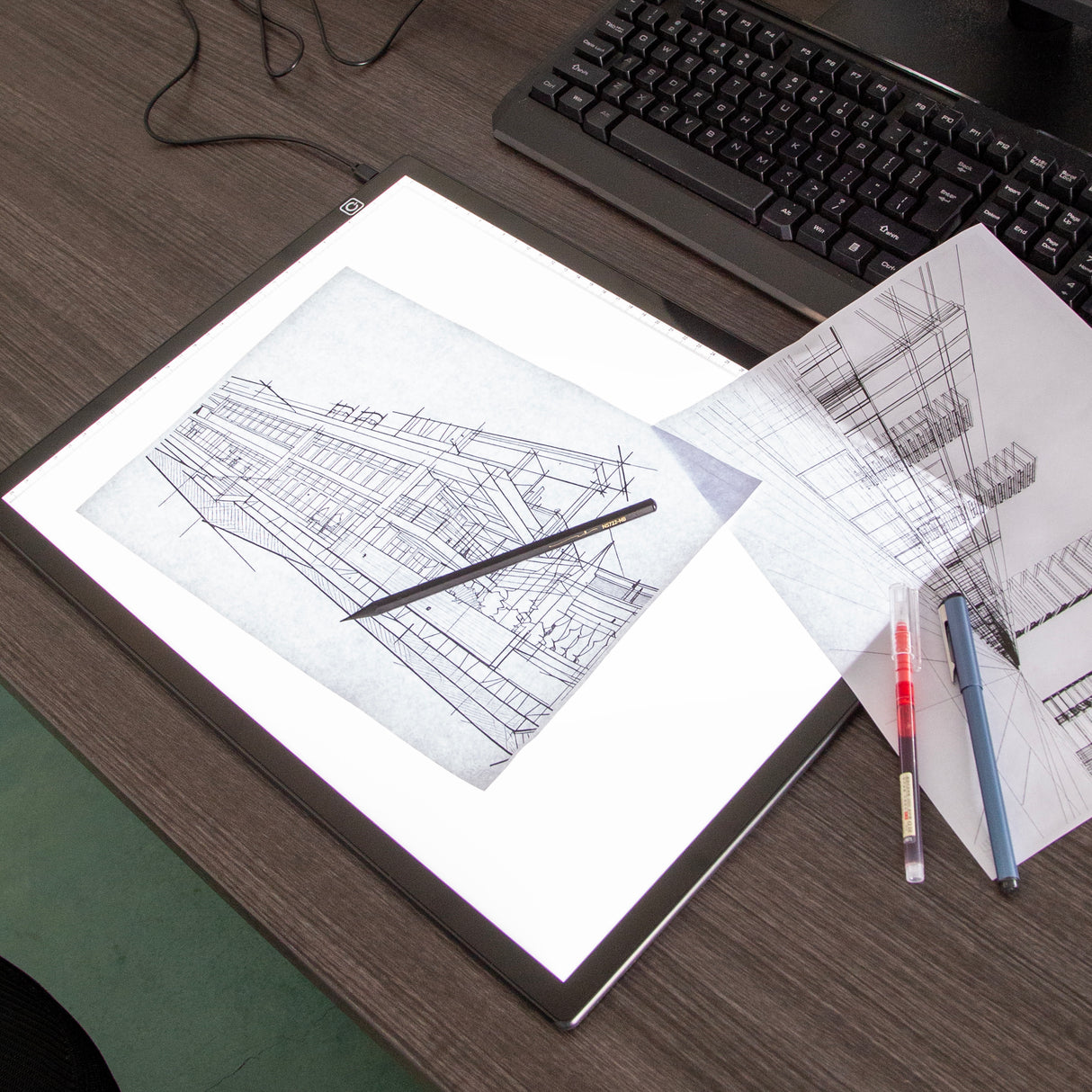 A3 LED Light Tracing Box Drawing Pad for Sketching Animation Art