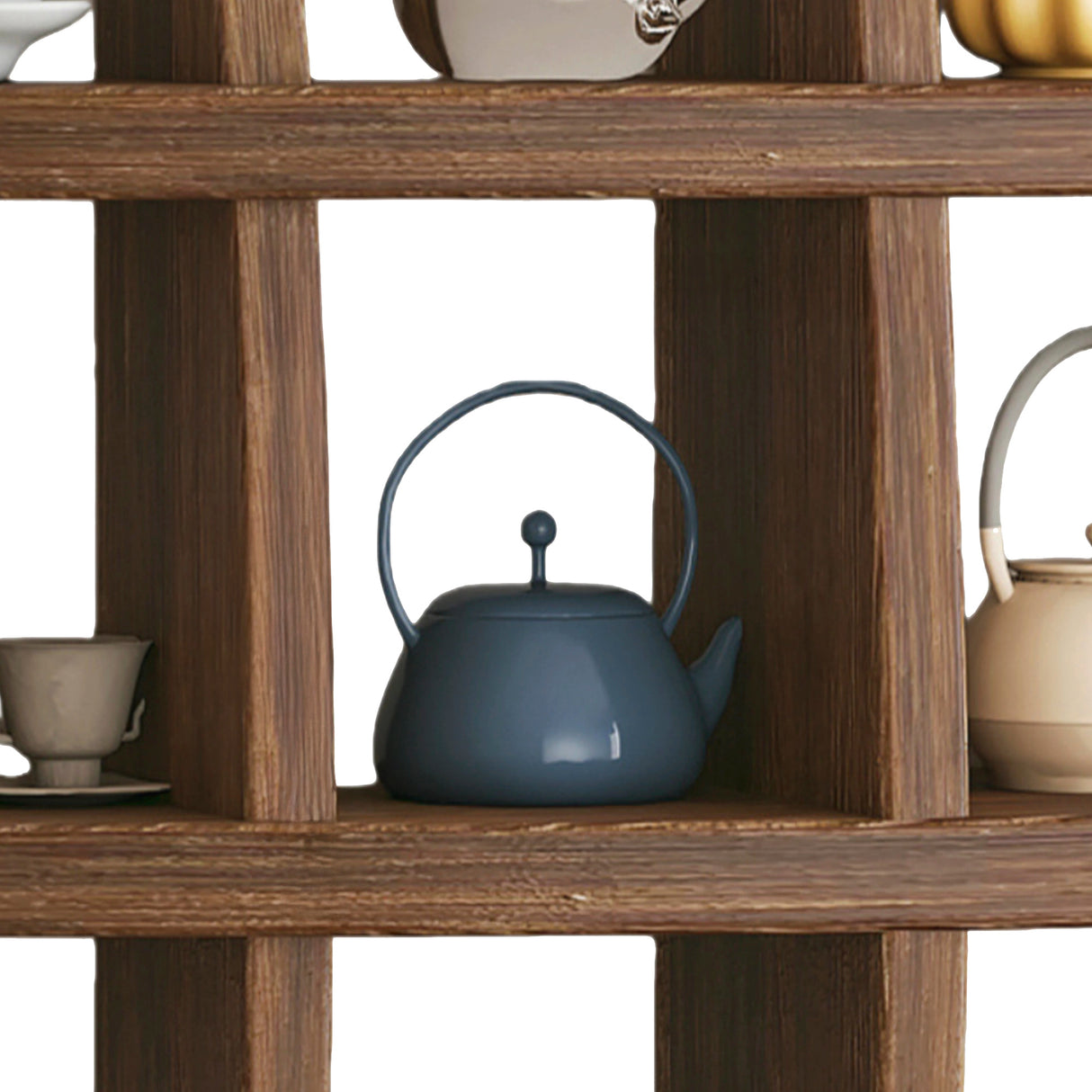 Wall Mounted Solid Wood Shelf Display Stand for Home & Office