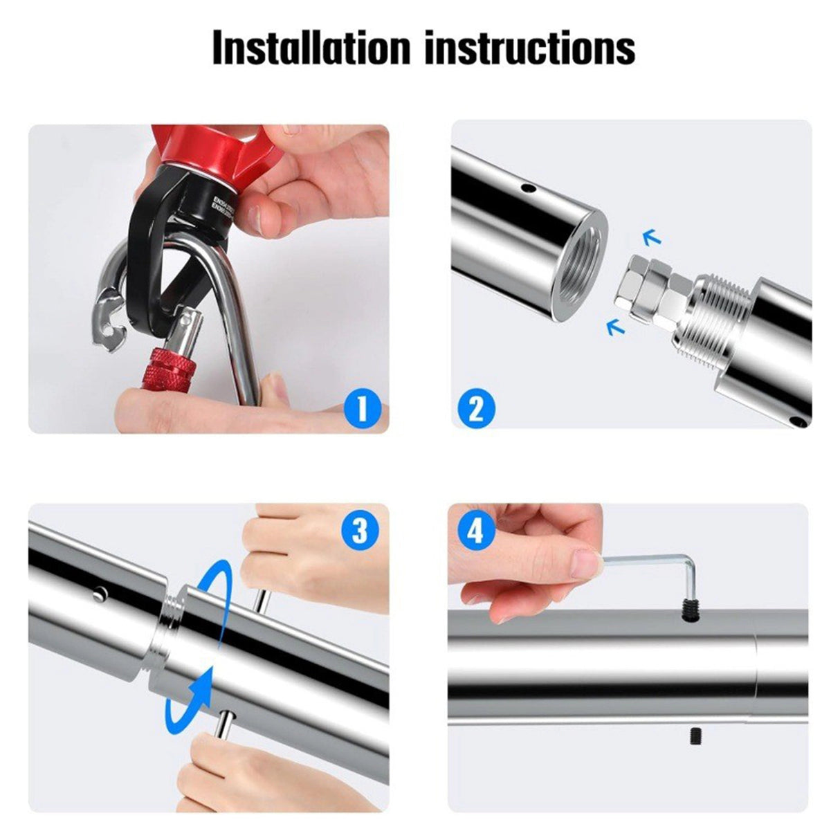 2m Pole Dancing Fitness Pole for Aerial Dance Training at Home