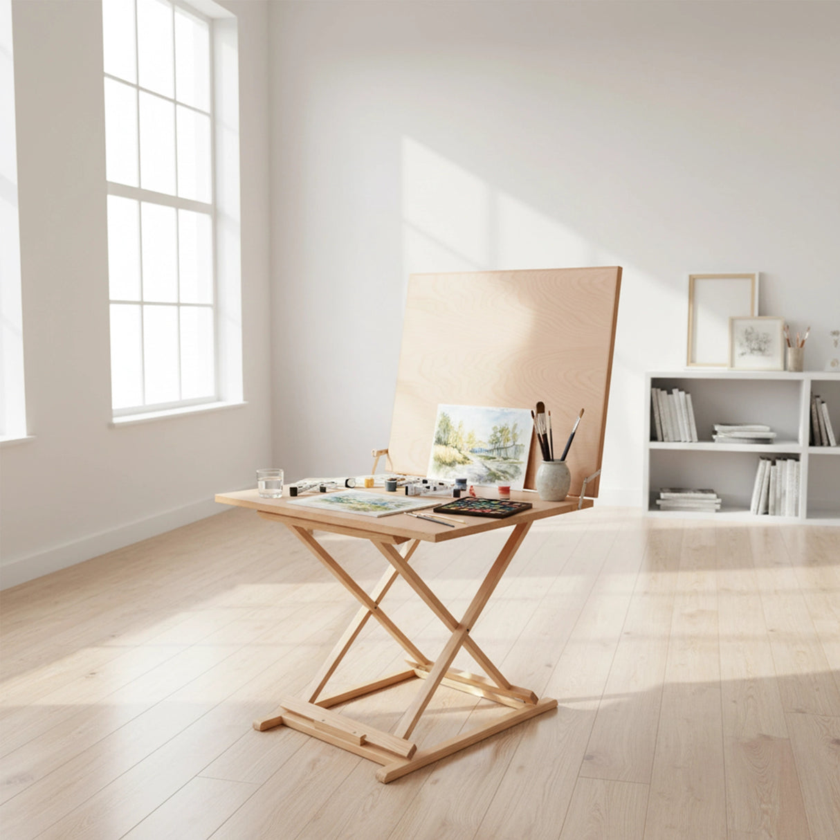 Portable Foldable Art Sketching Table Painting Drawing Easel Artists