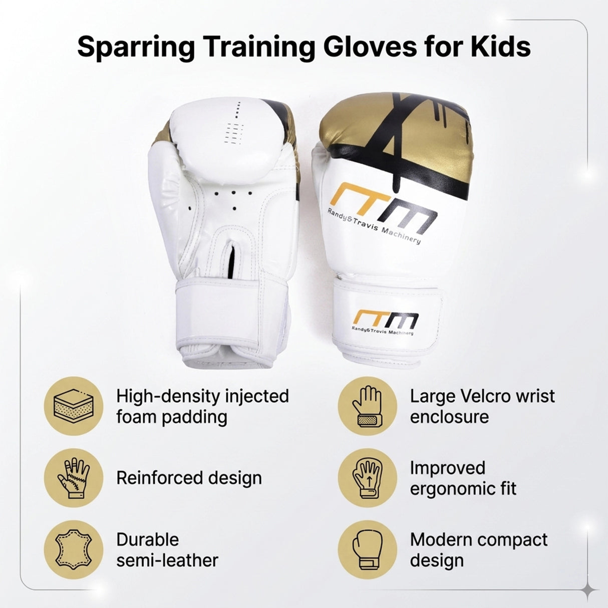 Boys Boxing Gloves Sparring Training Gloves for Kids Youth MMA