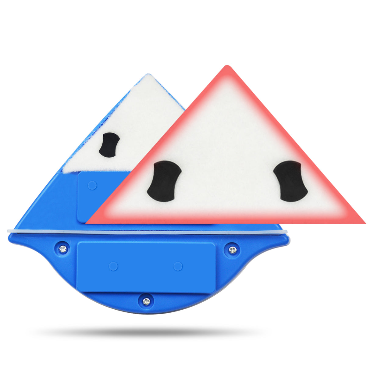 Magnetic Window Double Side Glass Wiper Cleaner Blue