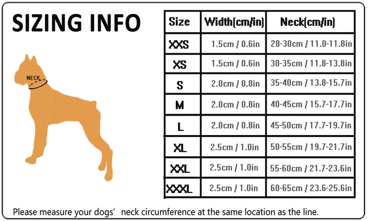 True Love Heavy Duty Reflective Dog Collar - Grey, M-1962324884642205698