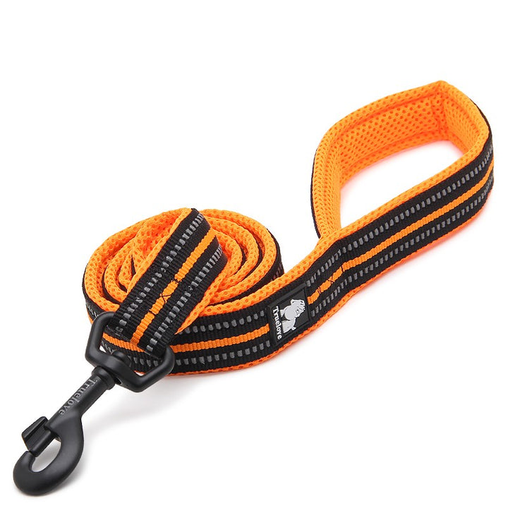 True Love Reflective Pet Leash 2m - Orange, L-1962324897384501248