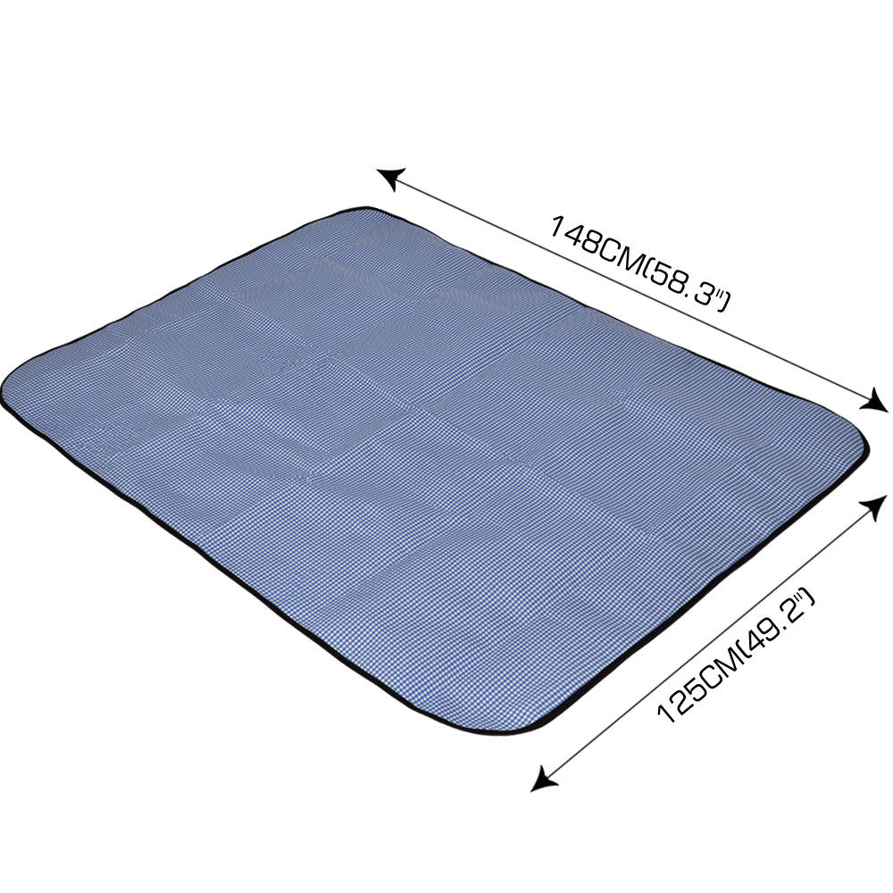 Deluxe 4 Person Picnic Basket Corporate Set Outdoor Blanket Park Trip