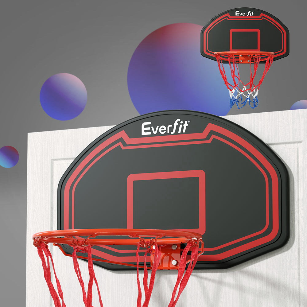Everfit 38 Basketball Hoop Backboard Door Wall Mounted Ring Net Sports Kids