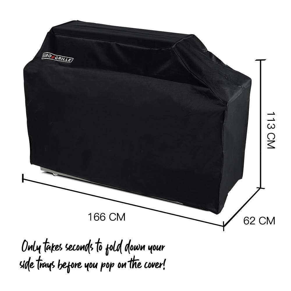 Black Cover for EuroGrille 8 Burner BBQ
