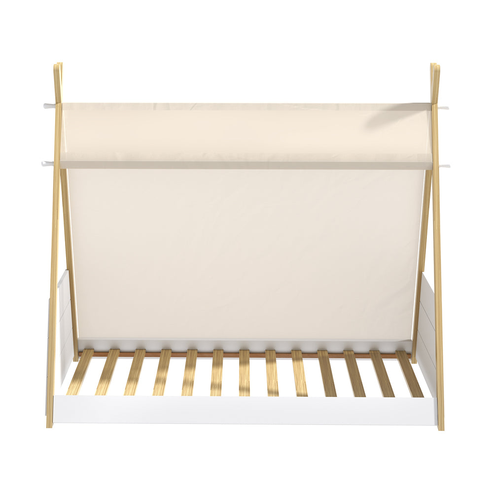 Oikiture Kids Bed Frame Single Size Bed Wooden