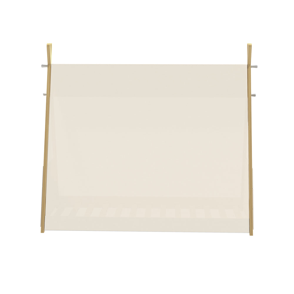 Oikiture Kids Bed Frame Single Size Bed Wooden