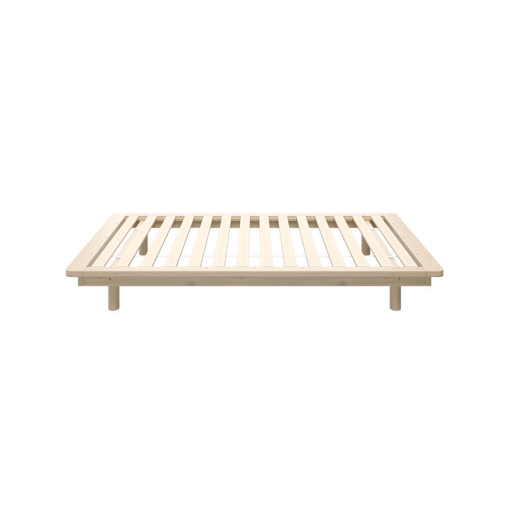 Oikiture Bed Frame Single Size Wooden Bed Base Timber Platform
