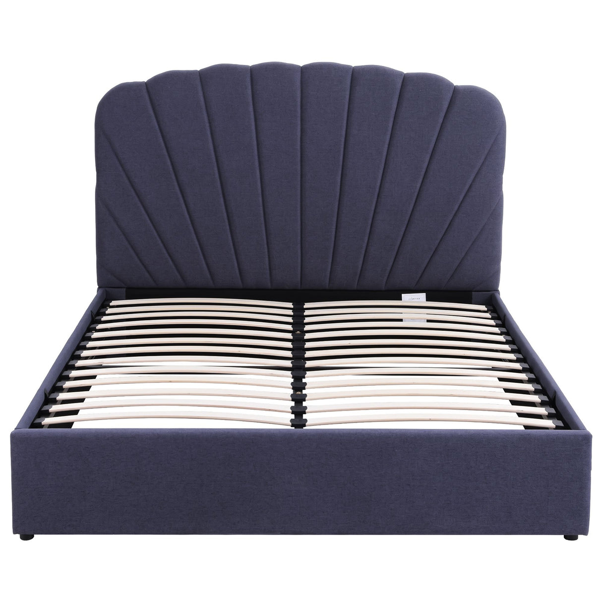 Artiss Queen Bed Frame with Lift Up Storage and USB Ports Grey