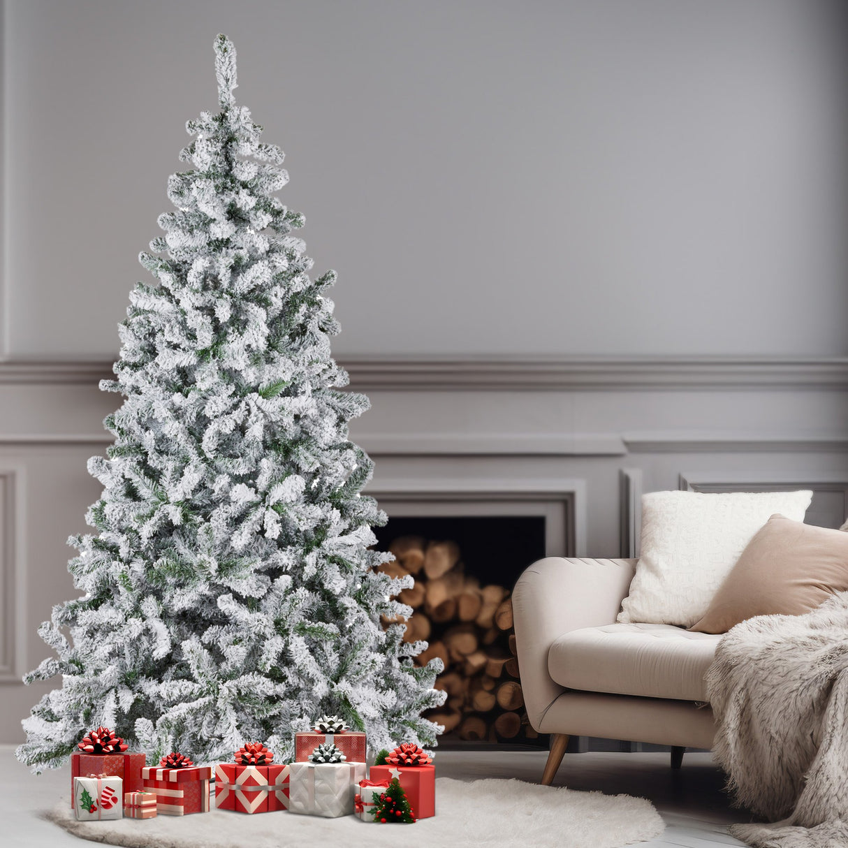 Christabelle 229cm Christmas Tree - Snowy Emperor