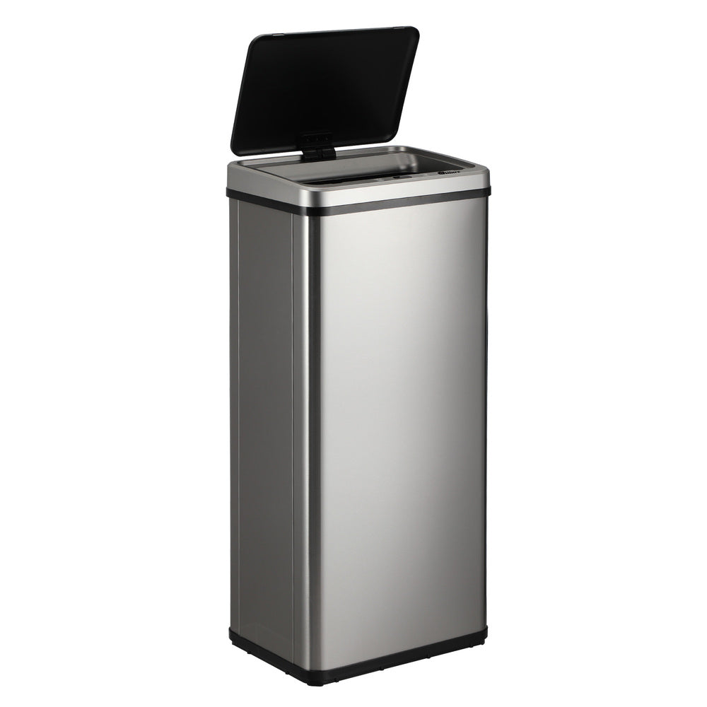Oikiture Motion Sensor Bin 60L Automatic Silver