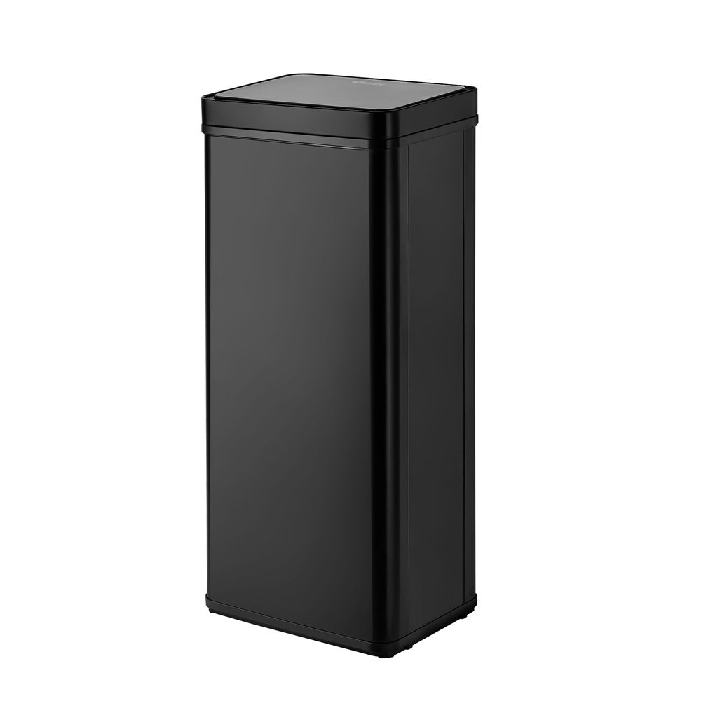 Oikiture 75L Motion Sensor Bin Automatic Rubbish Trash Can Black