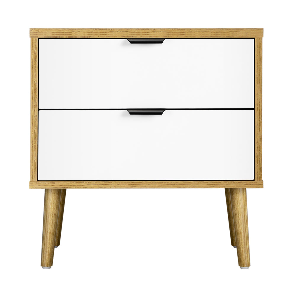Oikiture Bedside Tables Set of 2 Side Table
