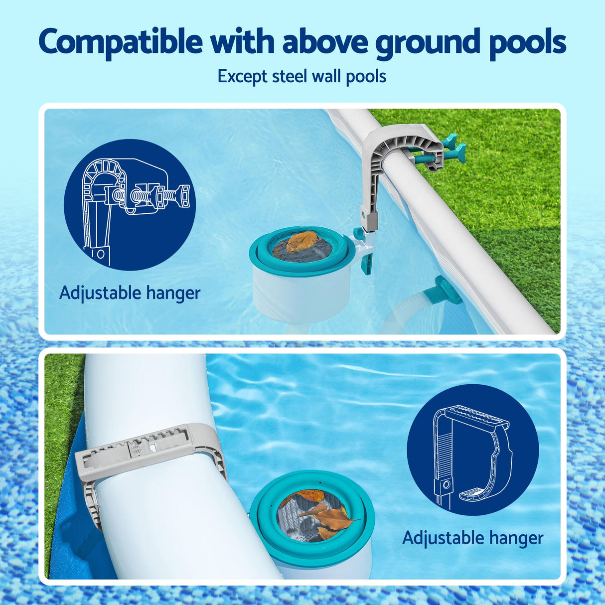Bestway Pool Surface Skimmer Above Ground Swimming Pools Water Debris Cleaner