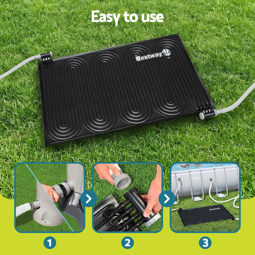 Bestway Solar Pool Heater Pad 110x171cm Boost Swimming Pool 3-5?C Warmer