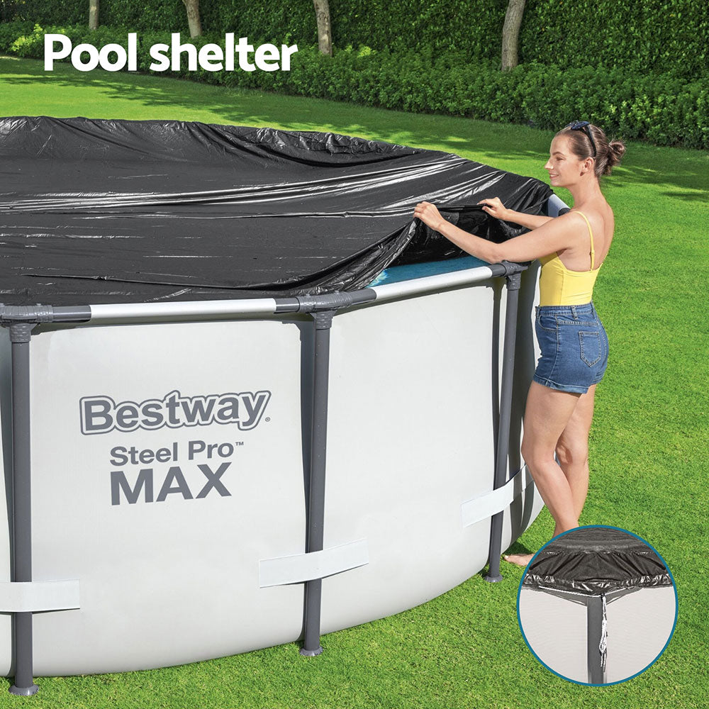 Premium PVC Pool Cover for 3.05m Round Above Ground Swimming Pools by Bestway