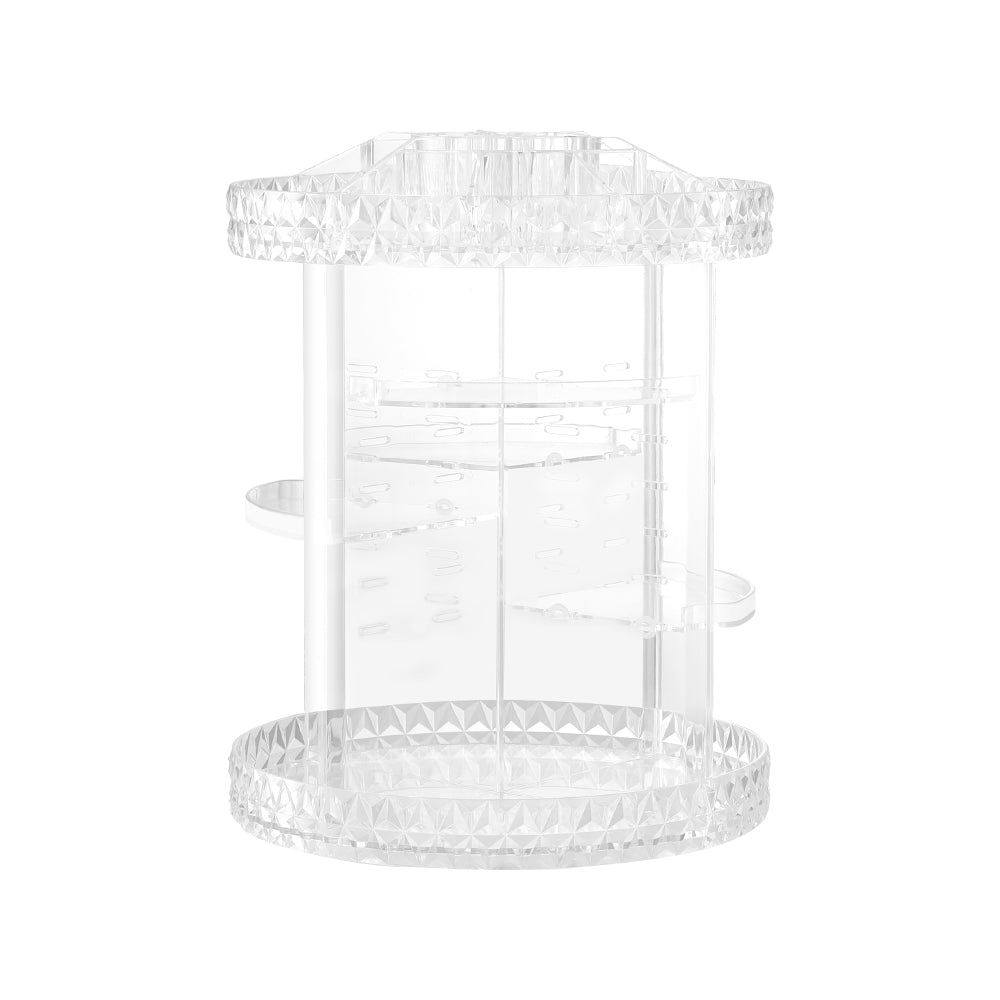 360° Rotating Acrylic Makeup Organizer - Embellir Cosmetic Storage Case