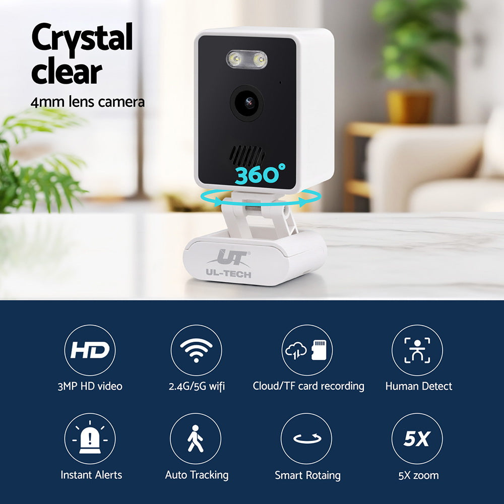 SmartGuard 3MP Wireless Baby Surveillance Camera