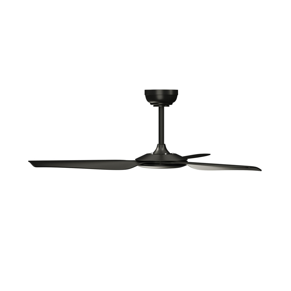 Vevare 52'' Ceiling Fan DC 3 ABS Blades Remote Control Timer Black