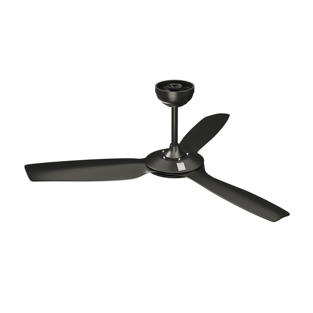 Vevare 52'' Ceiling Fan DC 3 ABS Blades Remote Control Timer Black