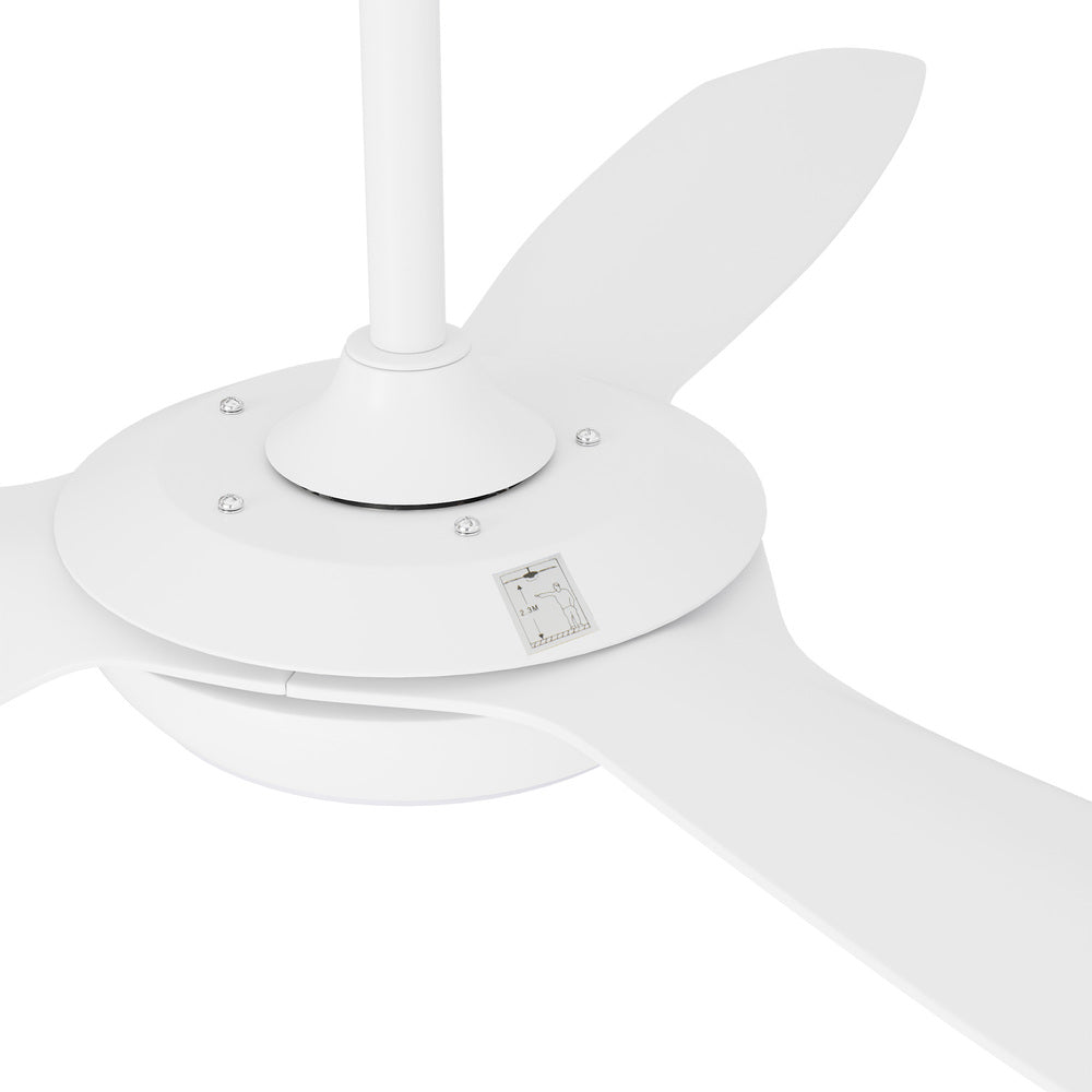 Vevare 52" Ceiling Fan with Light DC Remote Control 5 Speed White