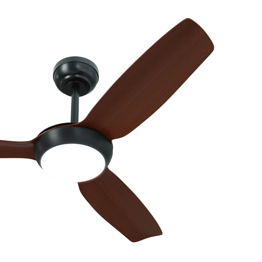 Vevare 52" Ceiling Fan with Light DC Remote Control 5 Speed Walnut