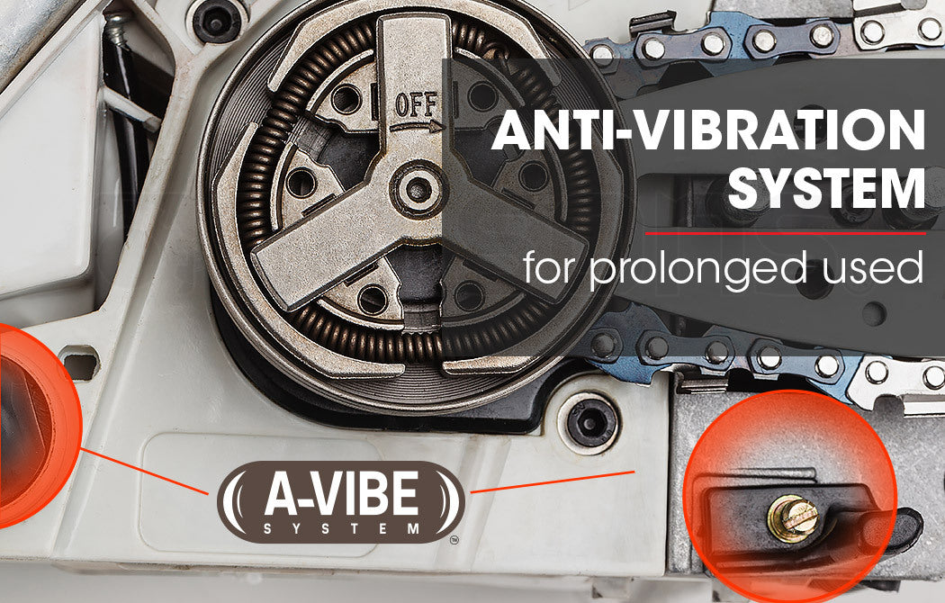 BAUMR-AG Commercial Petrol Chainsaw E-Start 24' Bar Chain Saw Top Handle Tree Pruning