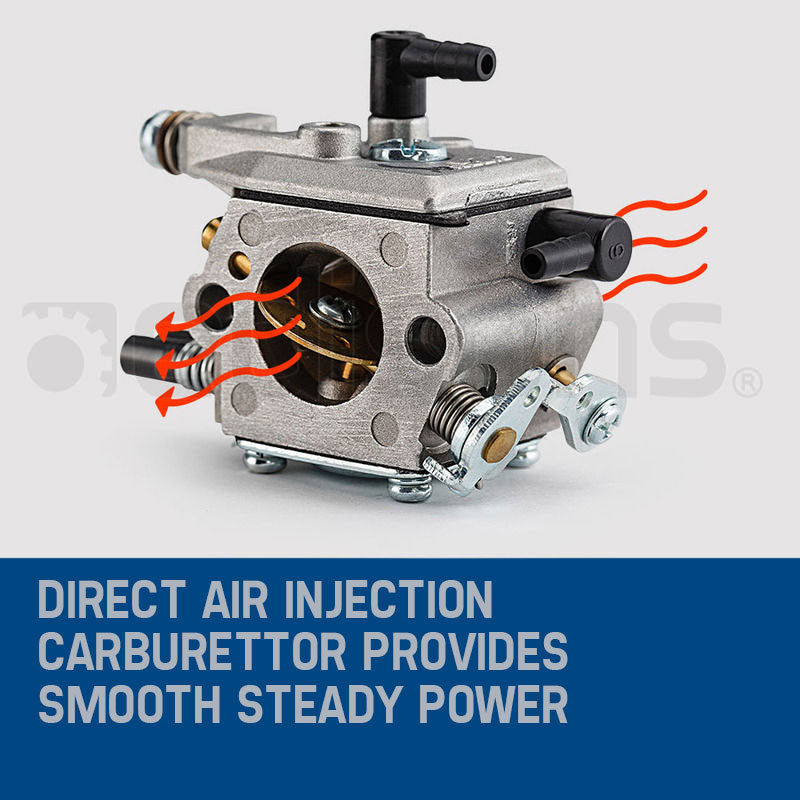 MTM Petrol Commercial Chainsaw 22' Bar Chain Saw E-Start Tree Pruning Top Handle