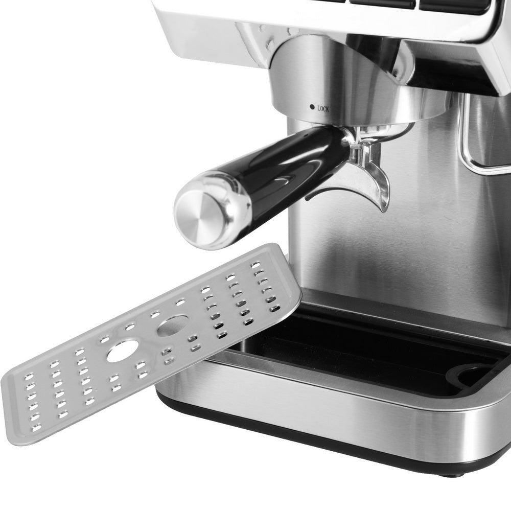 Devanti 20 Bar Espresso Coffee Maker with Milk Frother