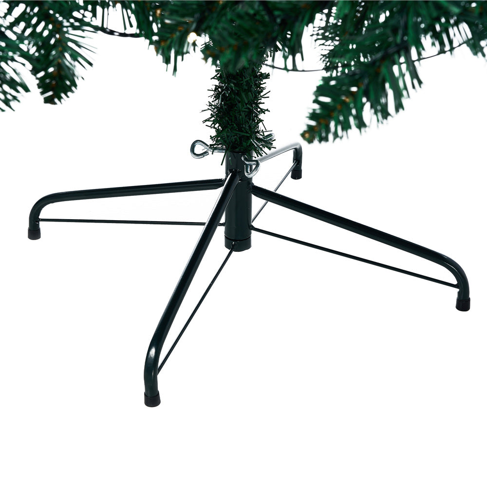 Tinseltown LED Christmas Tree 1.8M 6FT Multi Colour Lights 8 Flash Modes