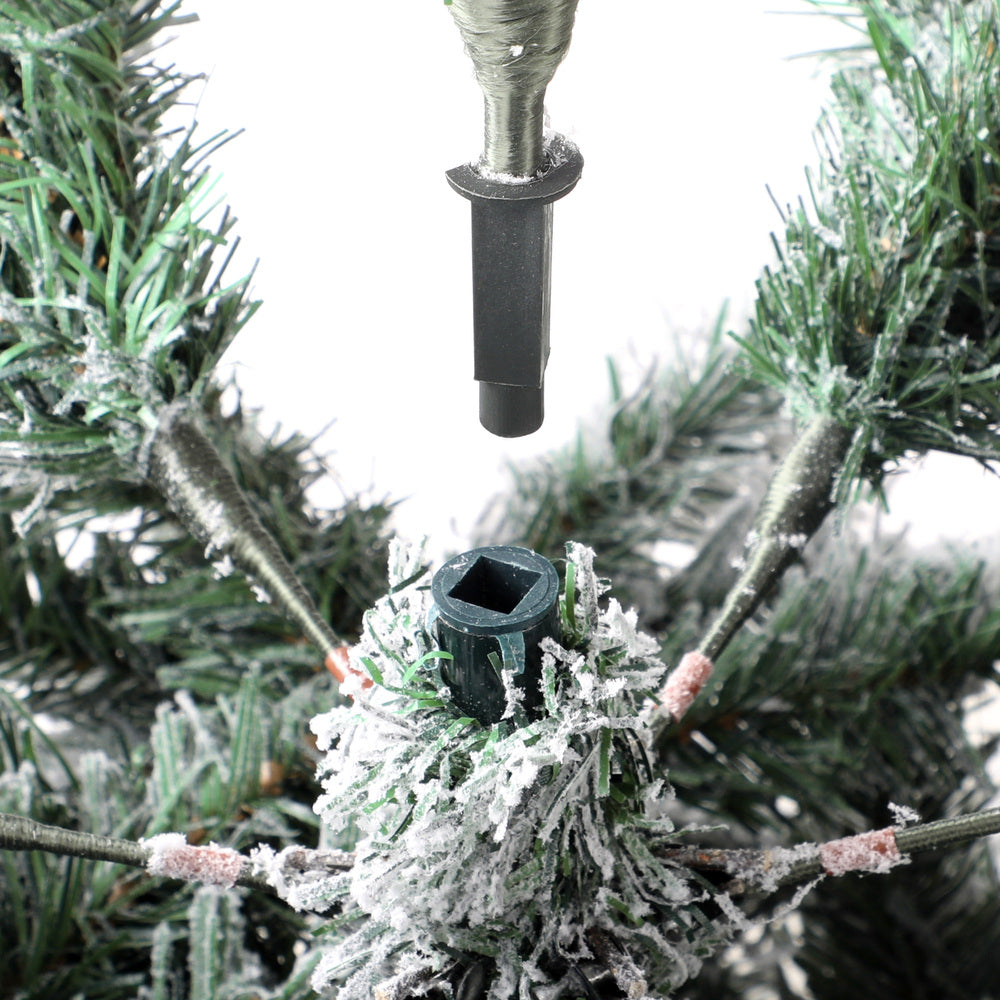 Tinseltown Christmas Tree 2.1M 7FT Snow Flocked Green