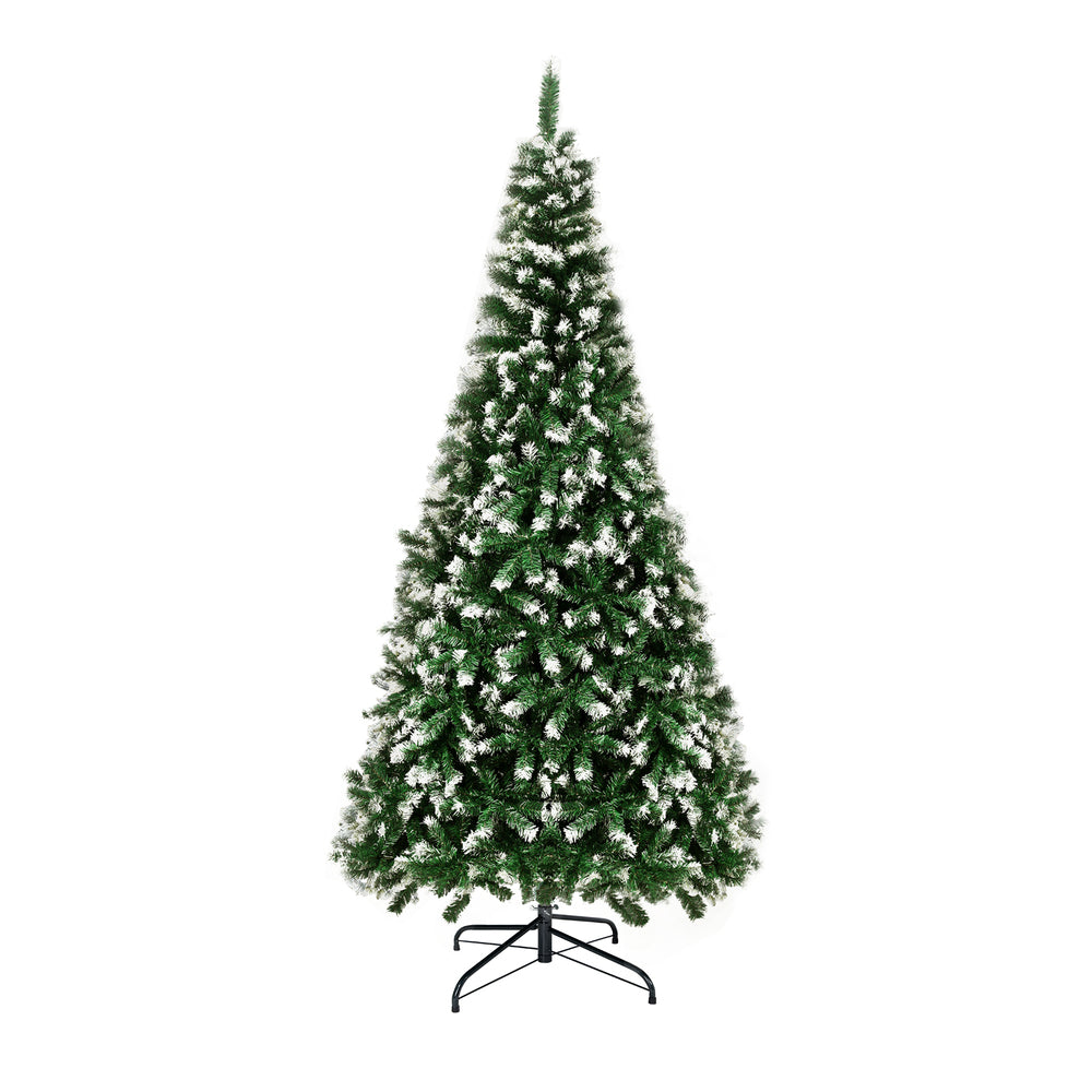 Tinseltown Christmas Tree 1.8M 6FT Snowy Xmas Decorations Home Decor Green 800 tips