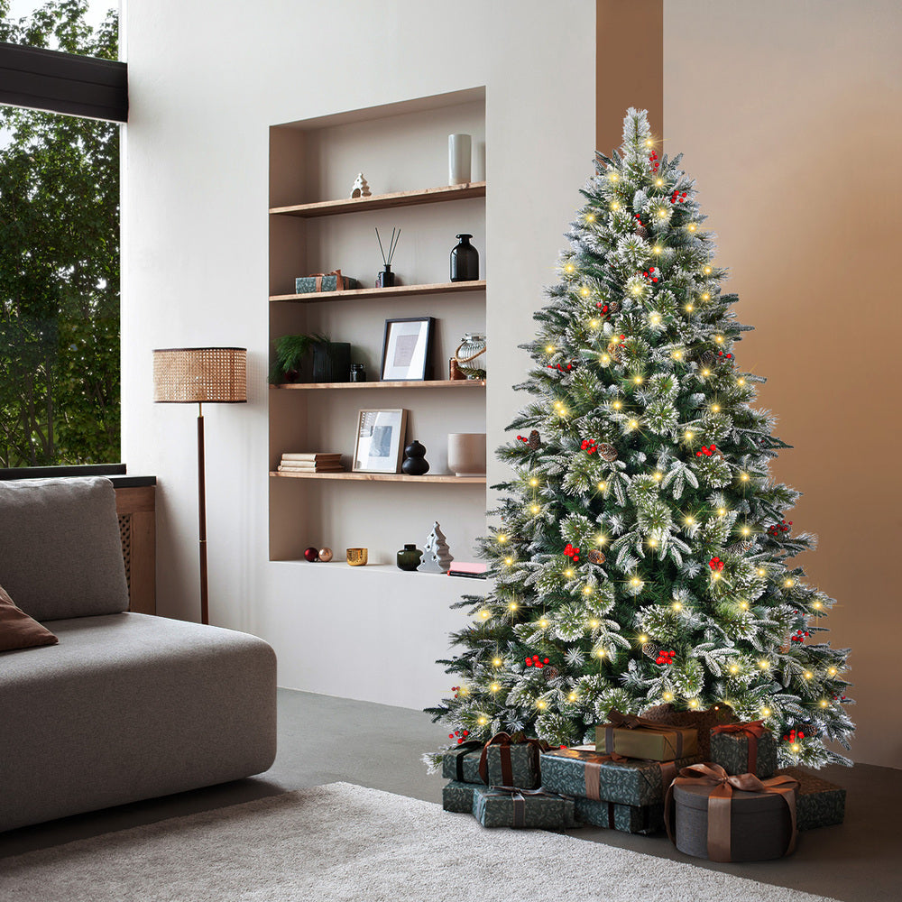 Tinseltown LED Christmas Tree 1.8M 6FT Green White 790 Tips