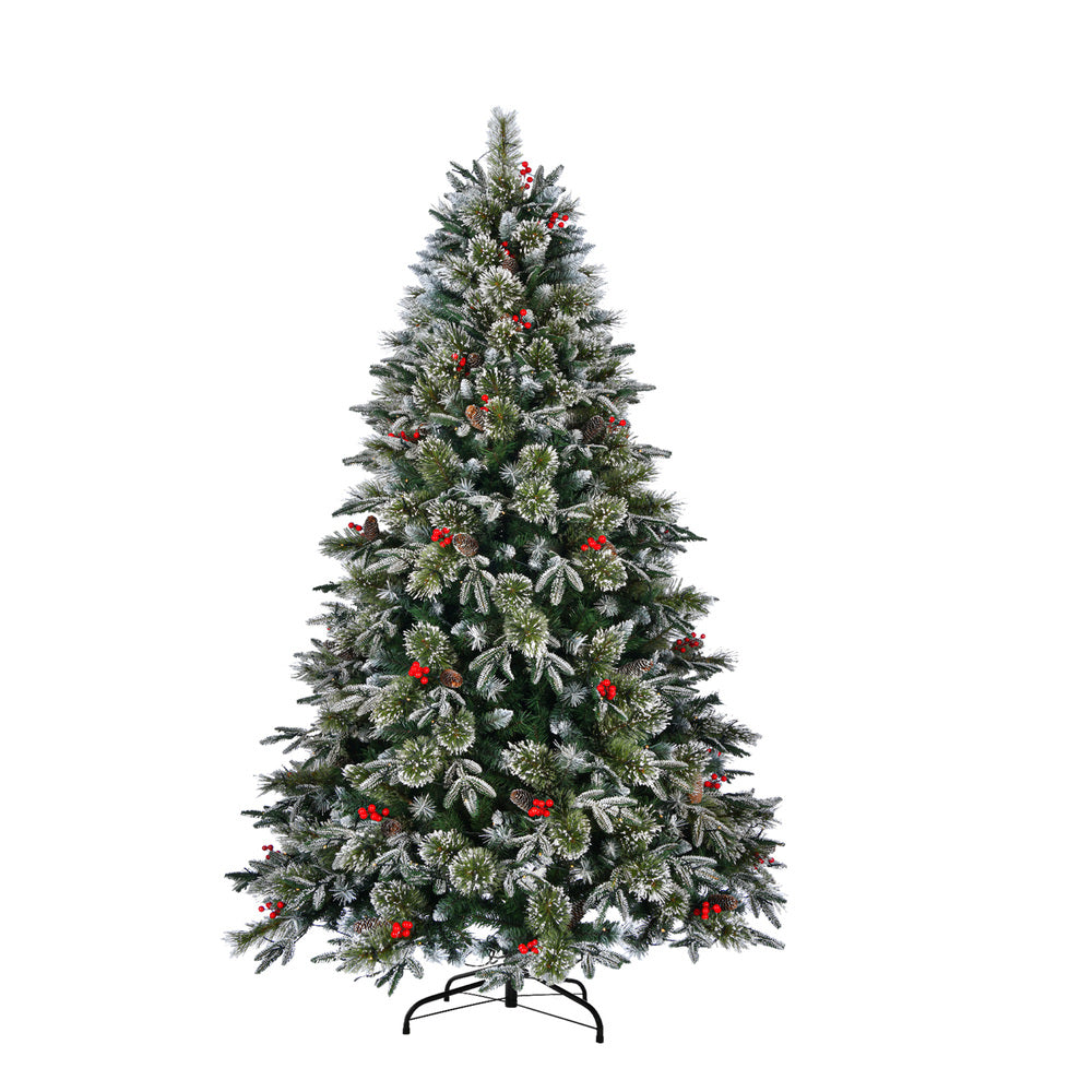 Tinseltown LED Christmas Tree 2.1M 7FT Green White 1210 Tips