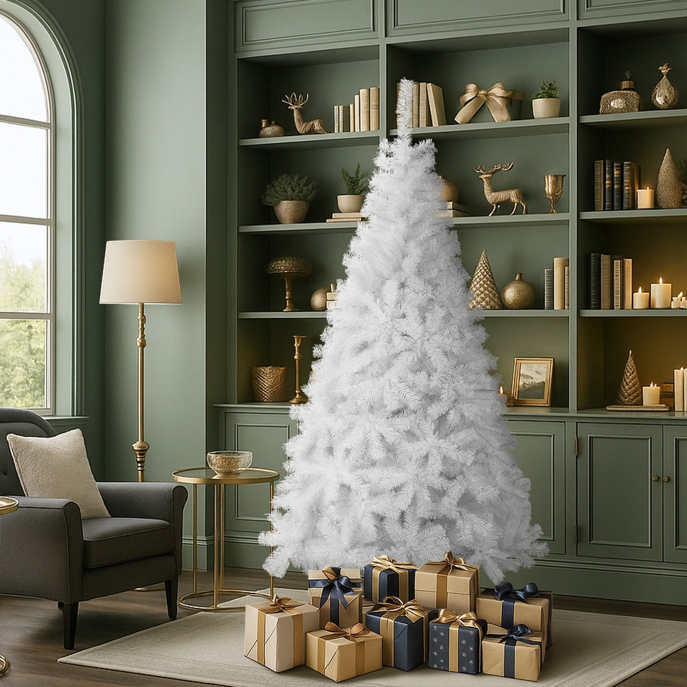 Tinseltown White Christmas Tree 1.8M 6FT 650tips