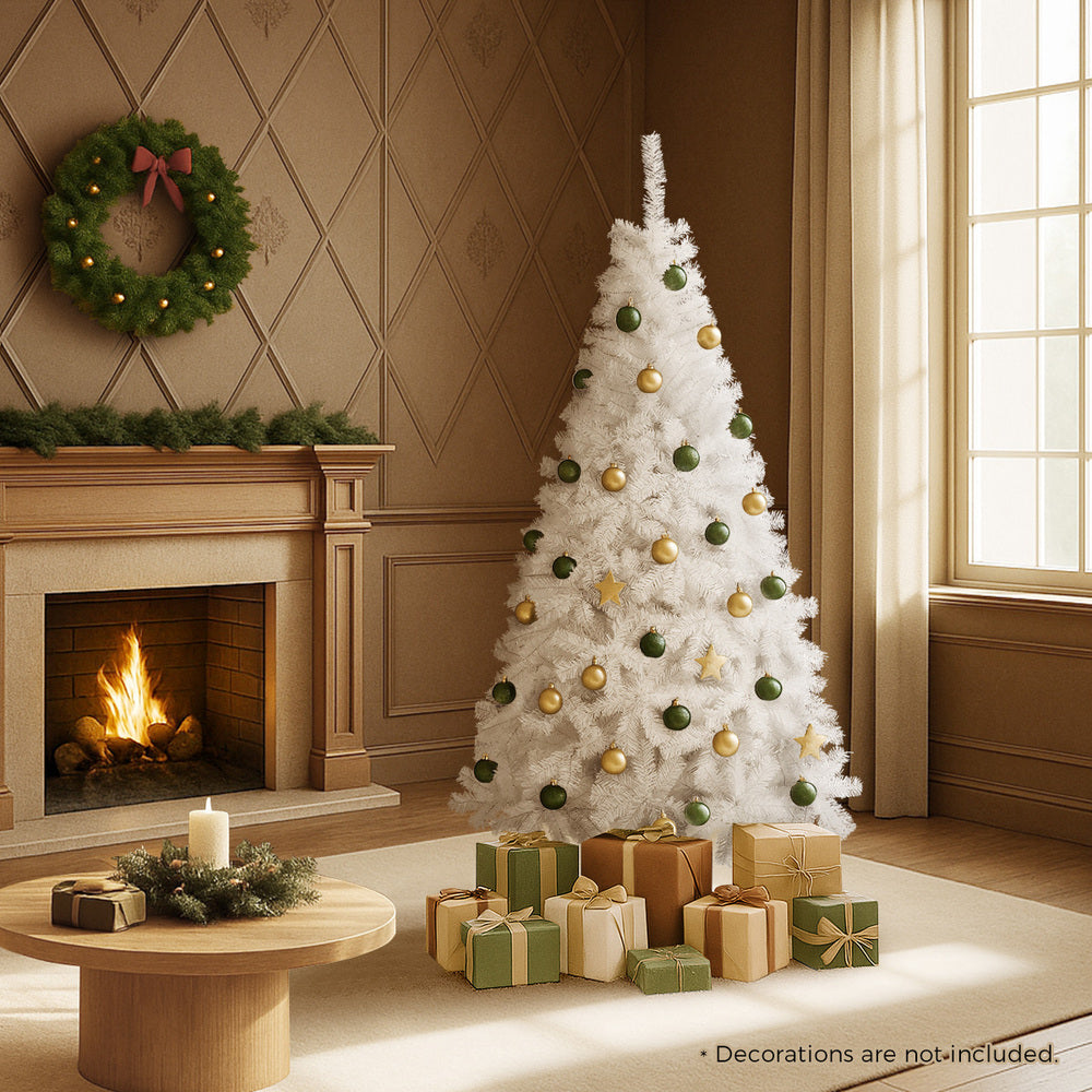 Tinseltown White Christmas Tree 1.8M 6FT 650tips