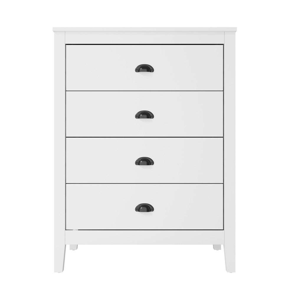 Oikiture 4 Chest of Drawers Dresser Vintage