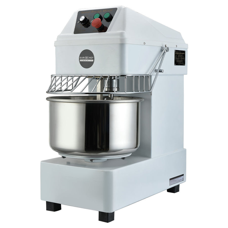 EUROCHEF Commercial 20L 1500W Spiral Dough Mixer Machine, 2 Speed