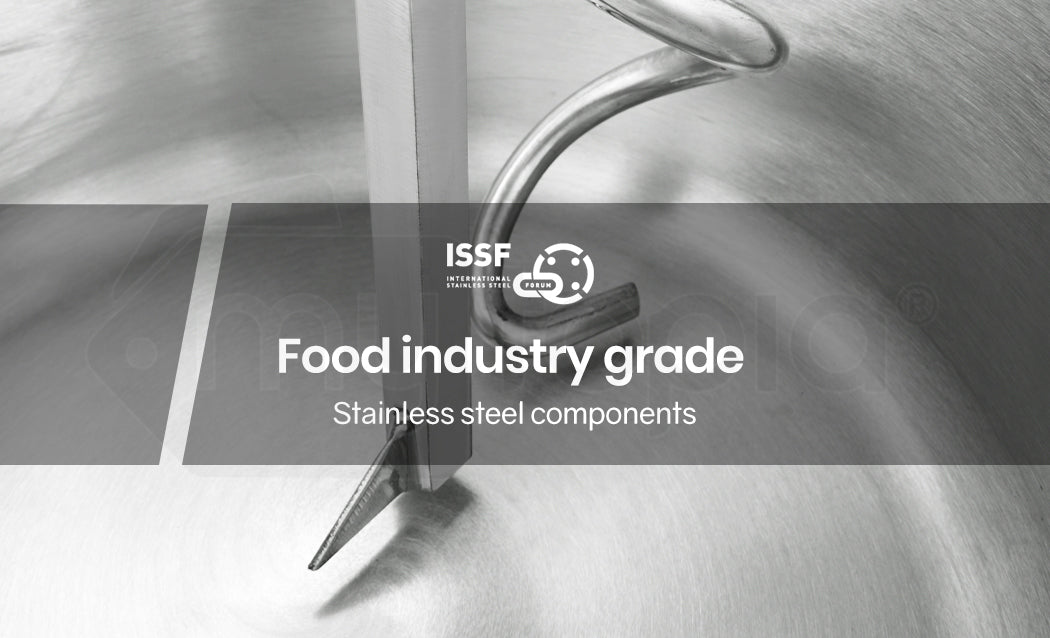 EUROCHEF Commercial 30L 1800W Spiral Dough Mixer Machine, 2 Speed