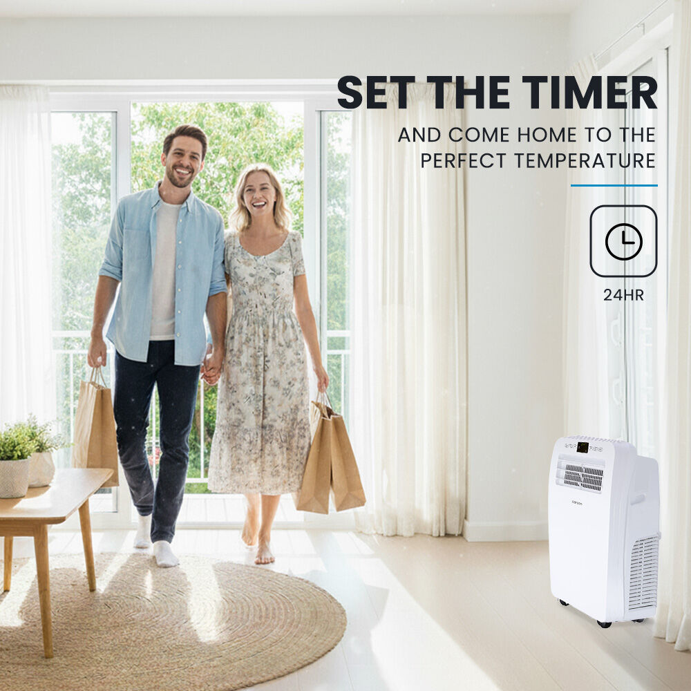 CARSON 2.9kW Reverse Cycle Portable Air Conditioner and Heater, with Dehumidifier, Cooling and Heating AC