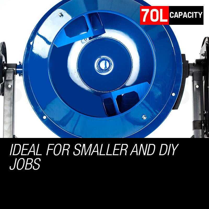 Baumr-AG 70L Portable Electric Concrete Cement Mixer
