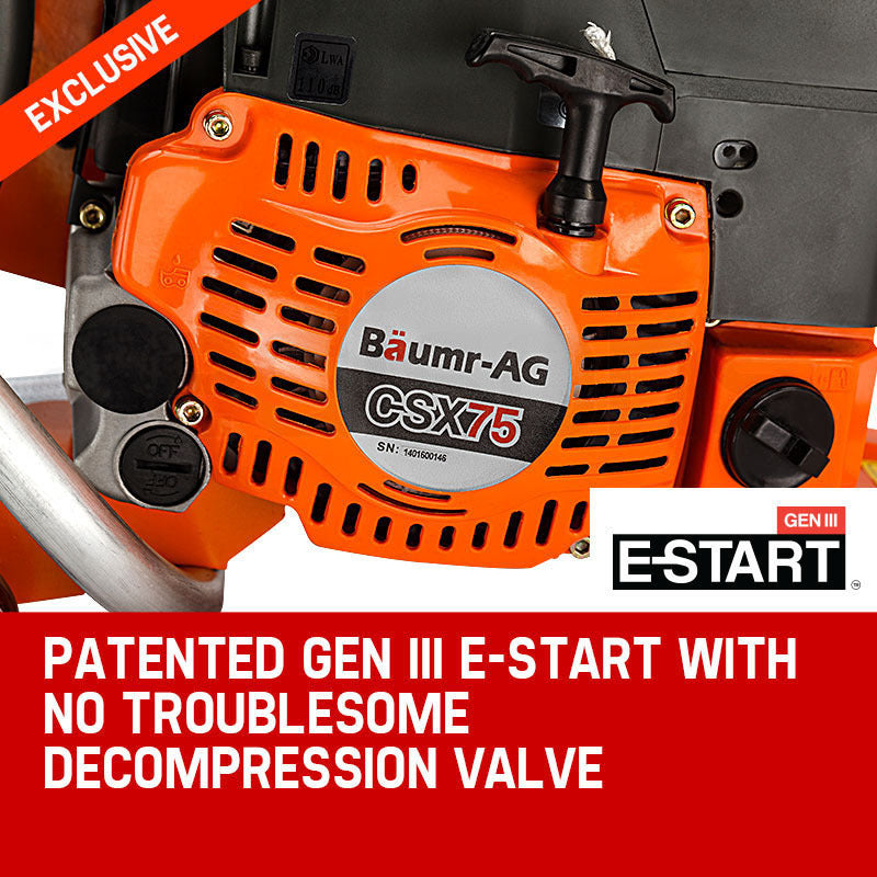 Baumr-AG Concrete Cut Off Demolition Saw Wet Demo Road Cutter Brick