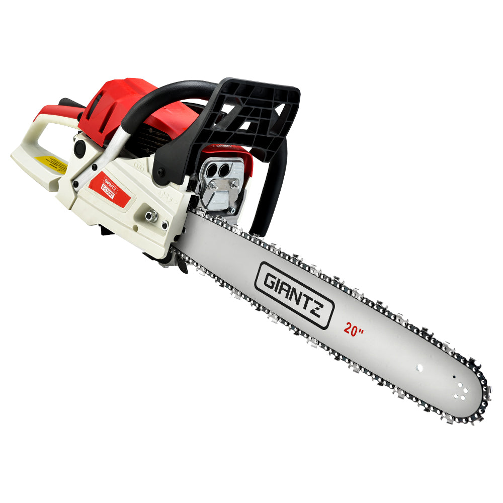 Giantz Chainsaw Petrol 62CC 20 Bar Commercial E-Start Pruning Chain Saw,Giantz Chainsaw Petrol 62CC